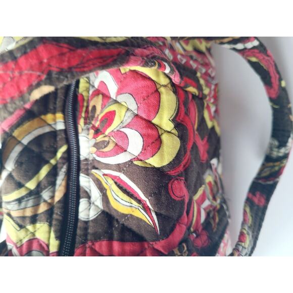 Vera Bradley Puccini Duffle Barrel‎ Bag Tote Small 11" Length Excellent - Picture 3 of 6